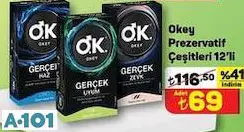 OKEY PREZERVATİF ÇEŞİTLERİ 12'Lİ